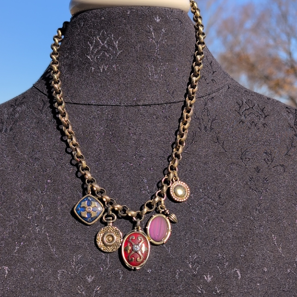 Chico's Multicolor Charm Necklace